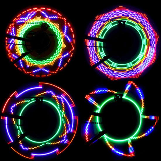 Colorful 32-LED Bike Light 32 Pattern Bicycle Tire Wheel Spoke Decorative Lamp