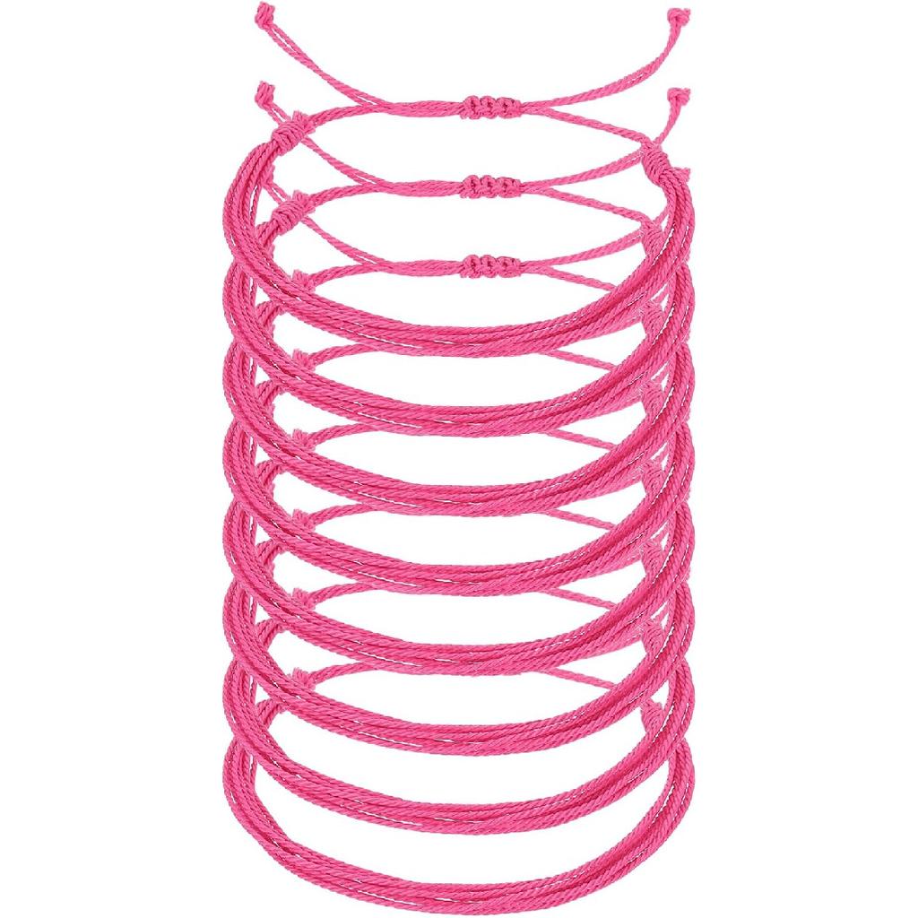 MECCANIXITY Braided Rope Bracelet Adjustable Woven String Bracelets