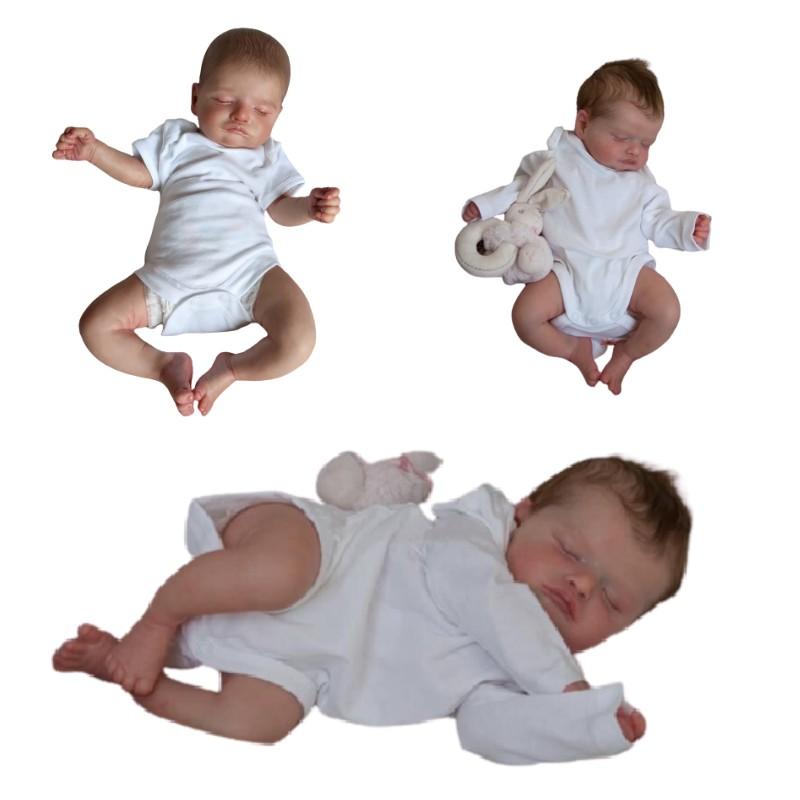 Simulation Reborn 48cm Doll Baby Bath Companion Real Life Toys Lifelike Kid Gift