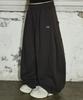 SCALLYWAG Small Logo Multi-Tuck Curved Sweatpants [Brown]