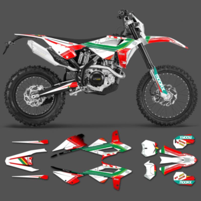PowerZone Custom Для BETA 2020 2021 2022 RR RR-S 125 200 250 300RR 350 390 430 480 RR-S RX Комплект Графических Наклеек 04
