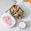 Tragbare Kinder-Lunchbox mit Fach, Lebensmittelbehälter, Picknick-Bento-Lebensmittelbox