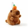Wiggly Tail Capybara Plush Toy Keychain, Cute Kawaii Capybara Plushie with Moving Tail, Anime Bag Charm Gift for Girls Kids Fans