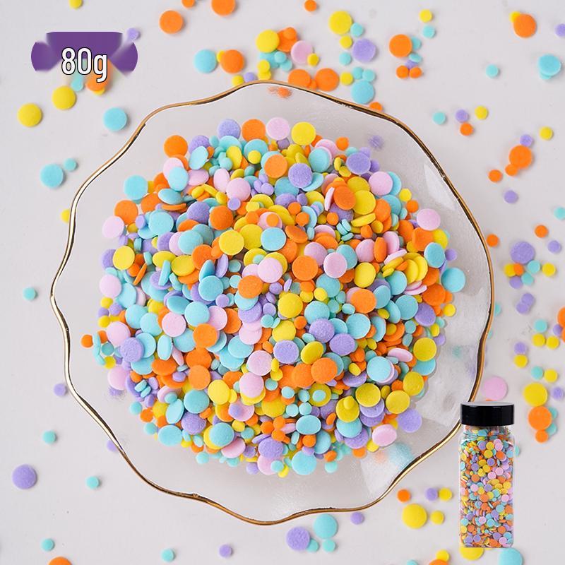 Bunte Zuckerformen: Herzen & Kurven zum Dekorieren von Kuchen, Desserts & Donuts