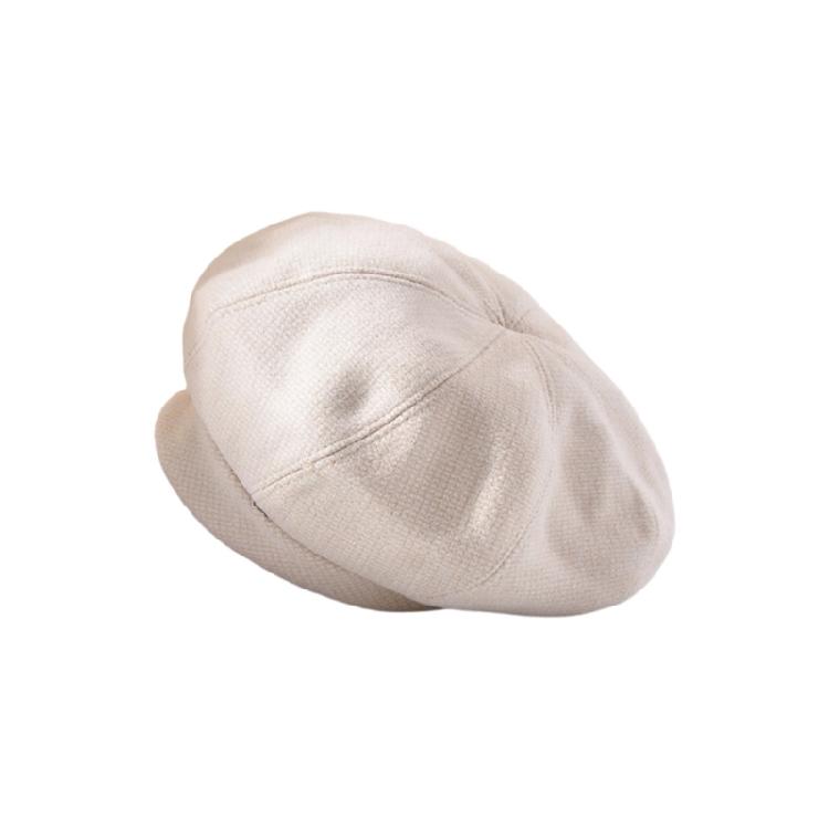 Plaids Dome Hat Adult Winter Beret Hat Daily Use Headwear Vintage Bowler Hat