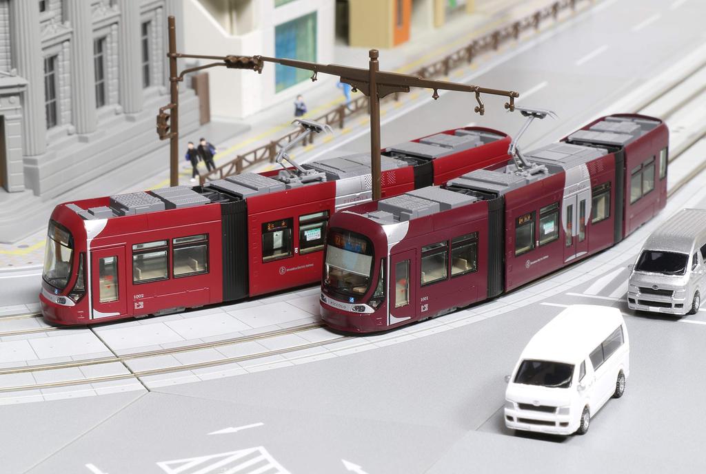KATO N Gauge Hiroshima Electric Railway Type 1000 PICCOLO PICCOLA Set Special Product Railway Model Train 2-Car 10-1604