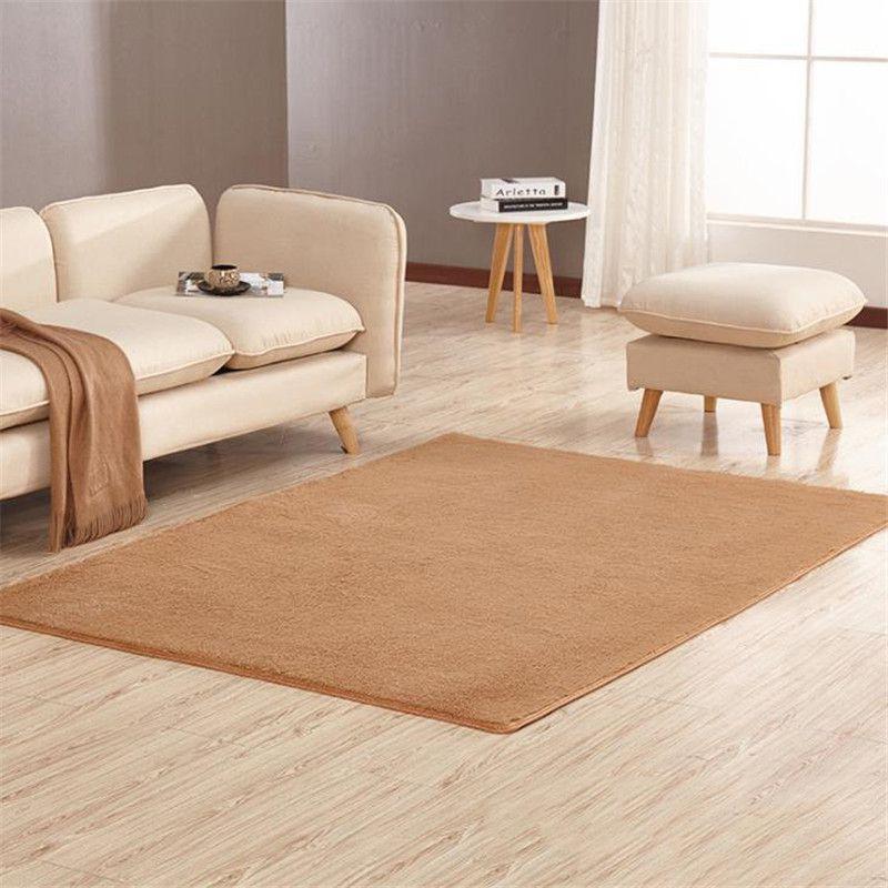Luxuriously Fluffy Rugs With Antiskid Design For Cozy Living Room Elegance