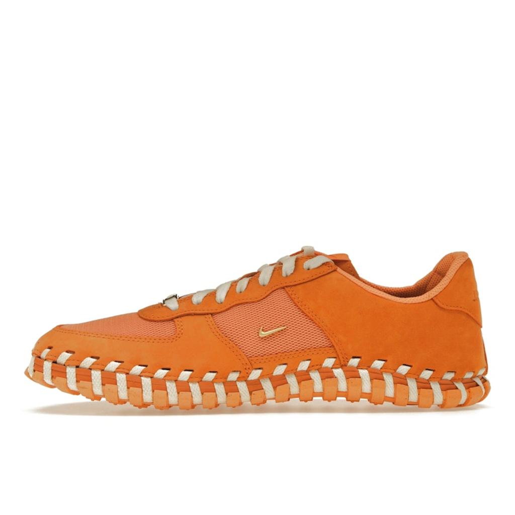 Jacquemus X Nike  J Force 1 Low LX SP Bright Mandarin Women Sneakers Orange Metallic-Gold Phantom DR0424-800