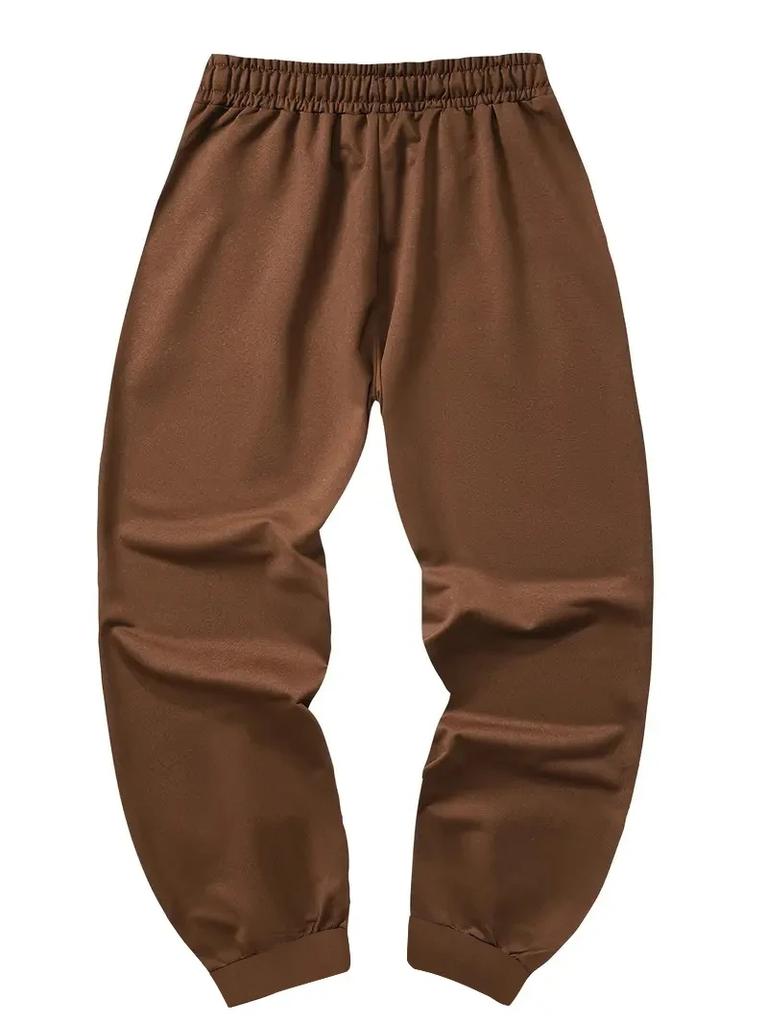 Mens Jogging Sports Pants Autumn Spring Sweatpants Men Sports Gym Trousers Fashion Solid Color Casual Workout Long Pants Popular