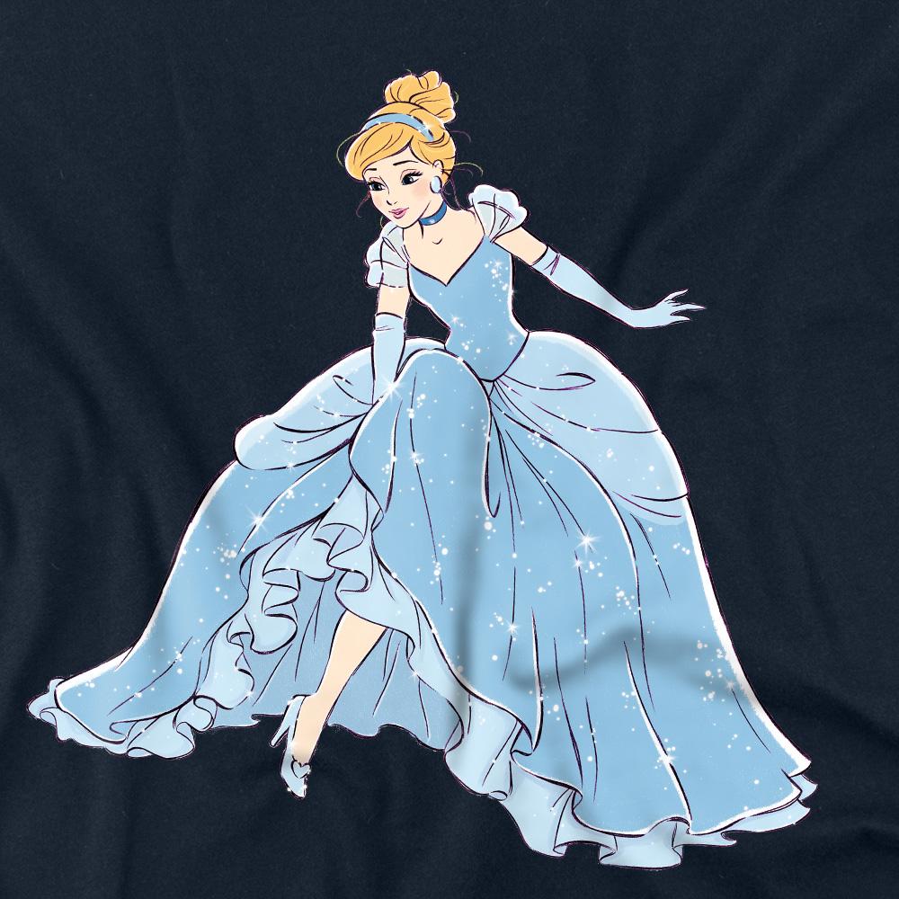 Cinderella Unisex Adult Sparkling Princess T-Shirt