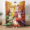 Power Rangers Teamup Flannel Blanket Super Soft Warm Cozy Blanket For Sofa Bed Office Travel Allseason Home Decor Gift