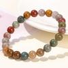 Versatile Agate Bead Hand Chain Jewelry Multi Color Beaded Bracelet Ideal For Office Parties And Holiday