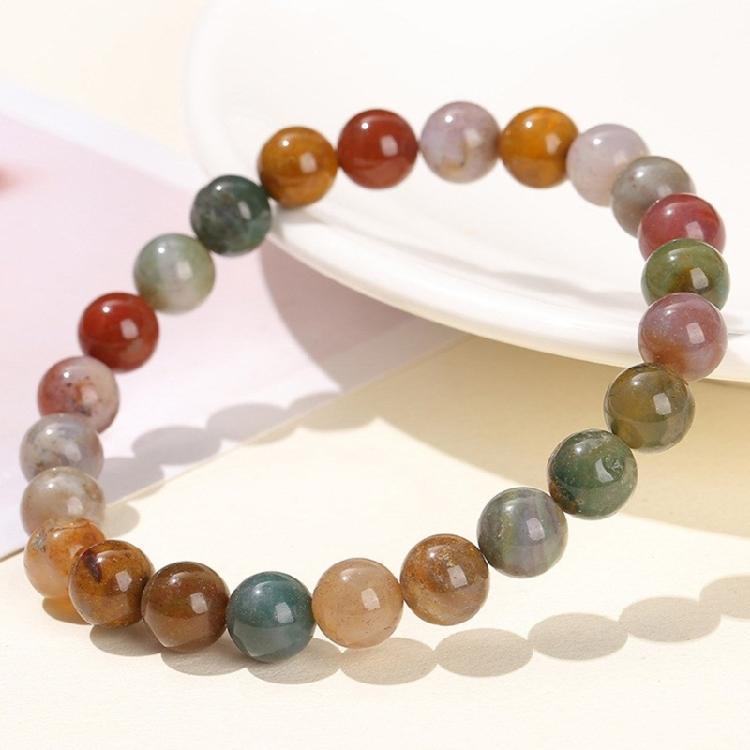 Versatile Agate Bead Hand Chain Jewelry Multi Color Beaded Bracelet Ideal For Office Parties And Holiday