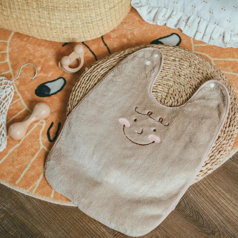 Cartoon Baby Bibs Soft Combed Cotton Washing Face Towl for Children Waterproof Cute Animal Baby Feeding Bib Clothes