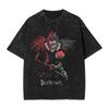 Death Note Manga TShirt Lawliet Graphic Print Tee Washed Loose Short Sleeve Soft Cotton Women And Men Comfortable TShirt