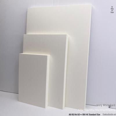 Elfenbeinweißes Verdicktes Kartonpapier Buch: 250g, 300g, 350g, Ideal für handgemalte Skizzen und Buntstiftzeichnungen
