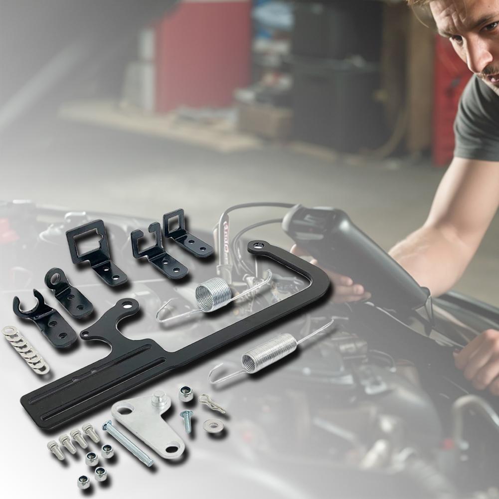 304147 Throttle Cable Kit Adjustable Throttle Cable Mount Bracket for Automatic Transmission TV Cables for GM 700R4 Transfer