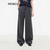 MO&Co. Women's Mid-Waist Pleated Wide-Leg Trousers