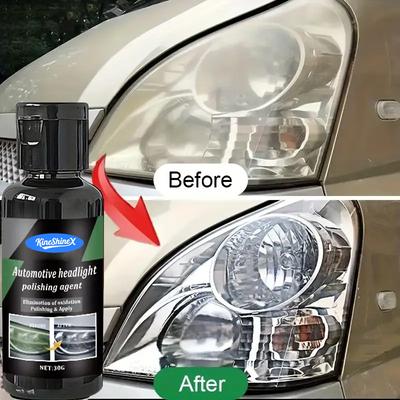 Headlight Restoration Fluid Automotive Headlight Oxidation Yellowing Scratches Blurring Enhancement