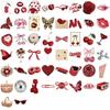 50Pcs Y2K Aesthetic Cherry Stickers Laptop Guitar Suitcase Journal Phone Case Diary Notebook Doodle Decals Decor Gift