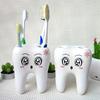 1pc-Smiling Face Teeth Toothbrush Holder Cartoon Toothbrush Companion Toothbrush Storage Holder