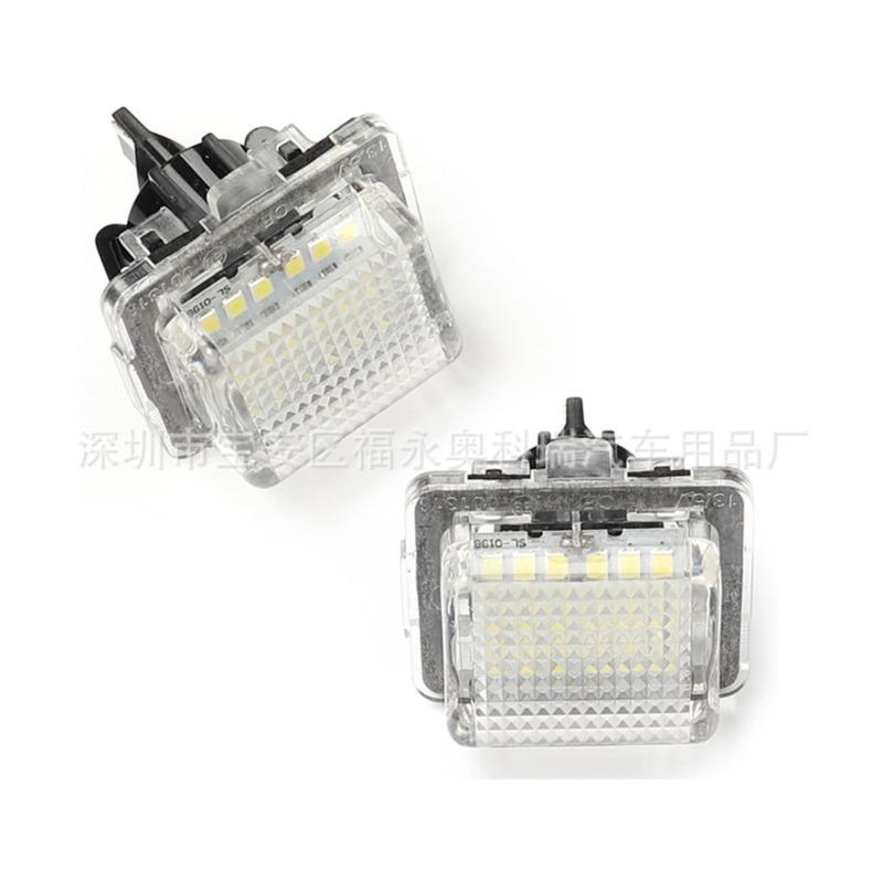 LED License Plate Light Compatible with Mercedes W204 W212 W216 W221 W207 High Quality Car Accessories tallation Kit