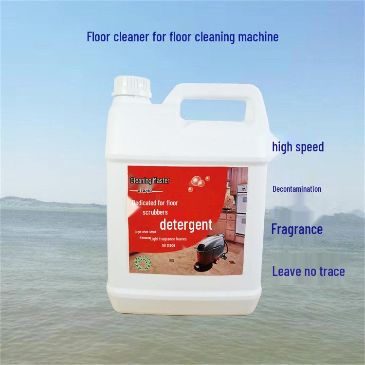 Low Foam Floor Cleaning Scrubber: Ideal for Hotels, Homes, and Workshops - Effective Stain Removal and Mopping.