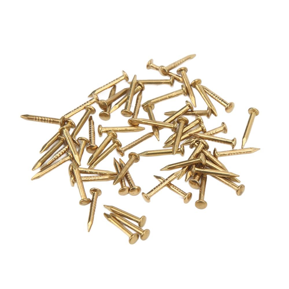 10pcs Furniture Gasket Vintage Metal Corner Protector Gold Metal Corner Protectors Mounting Nails Corner Guards Wooden Box
