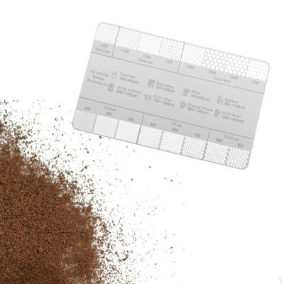 Regla de medición de suelo de café, fresas de grano, herramienta de contraste, precisión, verde