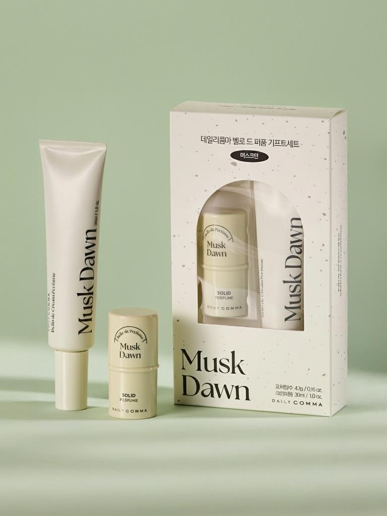Daily Comma Velo de Perfume Gift Set - Musk Dawn Solid & Cream Perfume