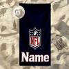 Personalized Name Nfl Name printed beach towel,a quick-drying, absorbent mat suitable for the beach, pool, gym, and travel fans gift 69