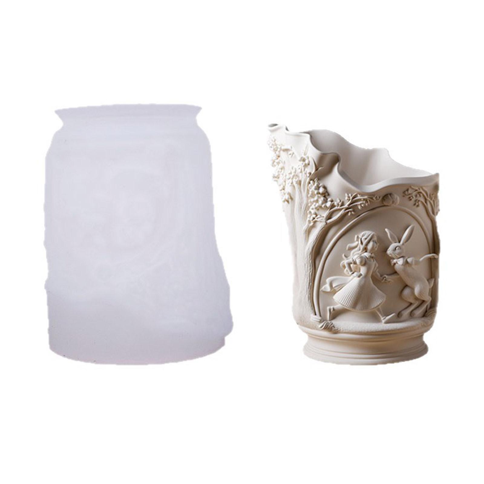 

Food Safe Silicone Planter Mold With Girl Figure Artisanal Flower Pot Mould Crafting Tool For Home Garden Decoration 1