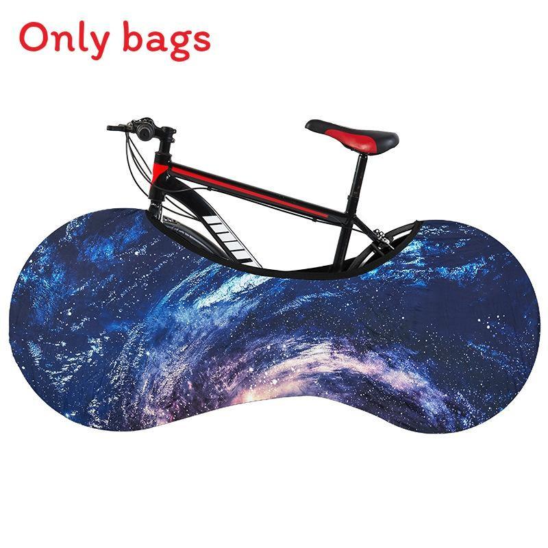 Bike Elastic Anti Dust Cover Indoor Bicycle Storage Bag Garage Wheel Chain Cover