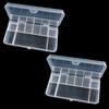 Scatola porta attrezzi da pesca portatile con 11 scomparti, custodia a due piani, accessori per la pesca alla carpa, esche, ganci, esche morbide, scatola porta attrezzi