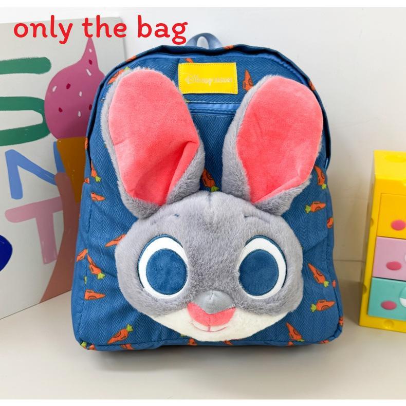 

Zootopia Plush Cartoon Animal Backpack With Nick And Judy Plush Doll Decor For Kids And Teens Rabbit