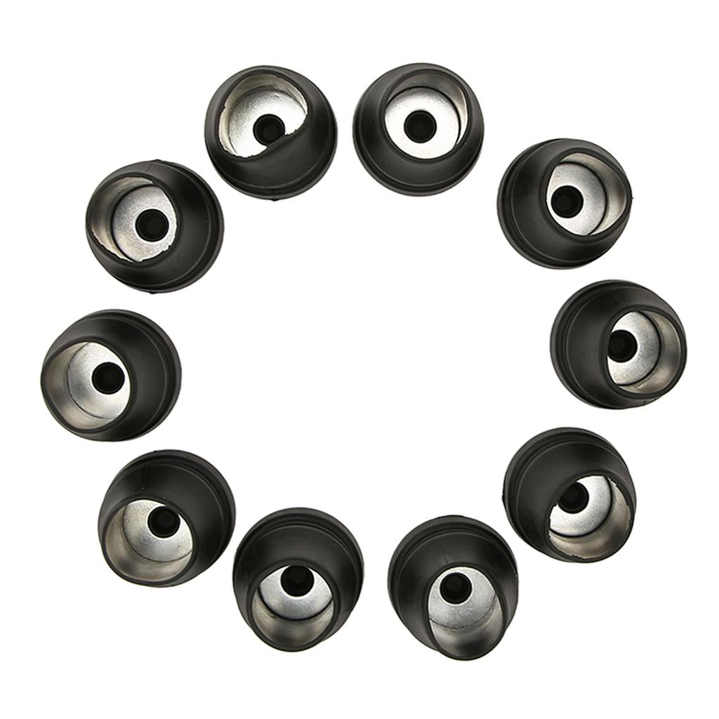 10Pcs Crutch Tips Non Slip PVC Feet Cap Replacement for Walker Toilet Bath Chair 22mm