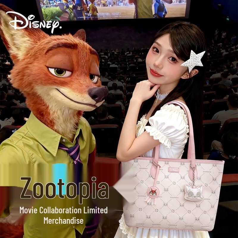 Disney Zootopia Judy Nick Large Capacity Tote Shoulder Bag