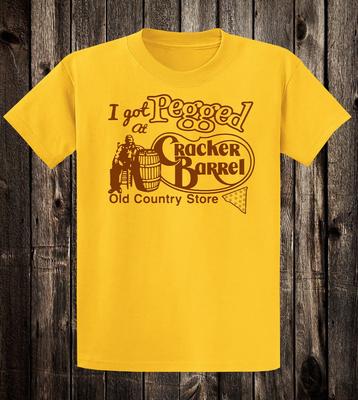 Novinkové tričko Vtipná parodie Dostal jsem se na Cracker Barrel