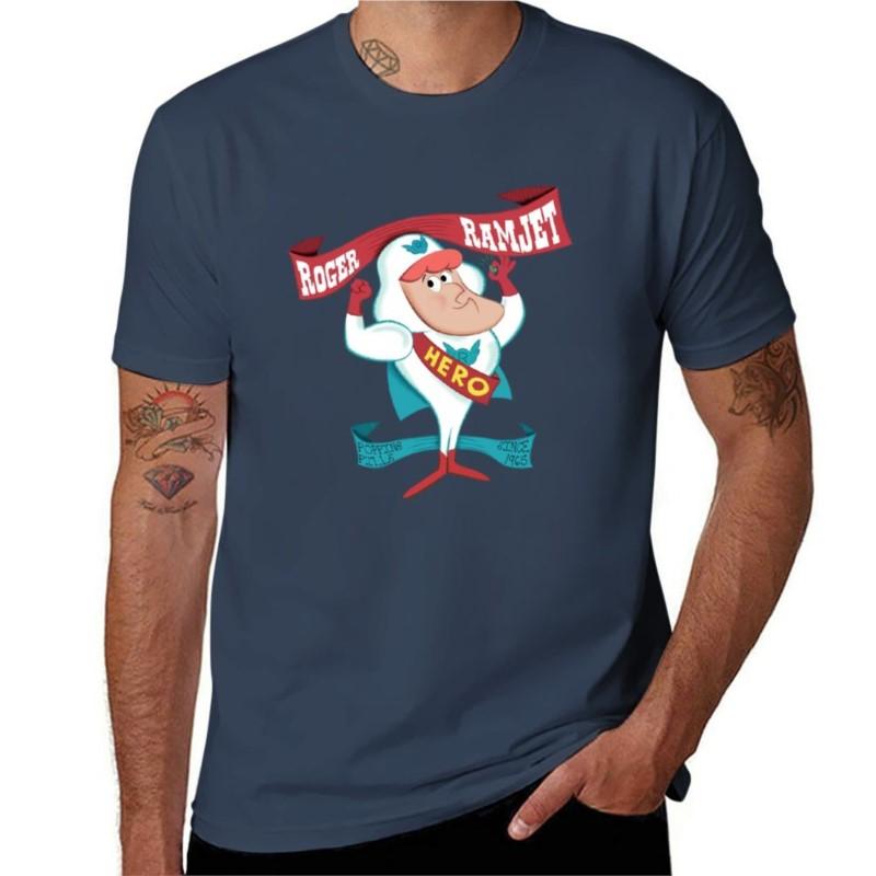 Roger Ramjet hero of our nation TShirt graphics t shirt kawaii clothes mens tall t shirts S