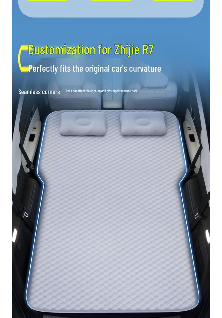 Luxeed R7 2026 Car Rear Seat Inflatable Mattress: Rear Seat & Trunk Sleeping Pad