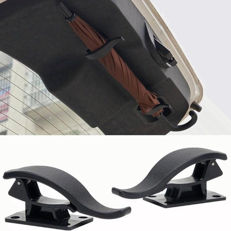 2Pcs Car Seat Back Hoo Multi-purpose Trunk Umbrella Mount Holder Car Umbrella Storage Organizer Holders Universal Car Accessory