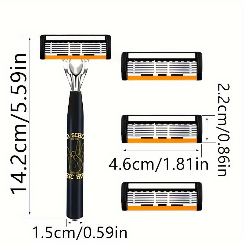 Pattern Razor Classic 6 Layer Safety Razor for Mens Shaving&Womens Hair Removal Shaving Blades Manual Shaver