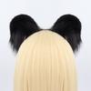 Handmade Plush Mouse Ears Headband With Tail Set Cosplay Animal Ear Costume Accessory Halloween Party
