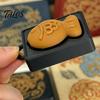 Talos 3D Printed Sea Bream Cake Fidget Toy, Taiyaki Keychain, Decompression Button, Finger Clicker Toys for Stress Relief