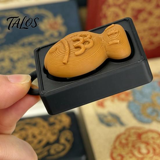 Talos 3D Printed Sea Bream Cake Fidget Toy, Taiyaki Keychain, Decompression Button, Finger Clicker Toys for Stress Relief
