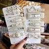 3/4pcs Women Girls Pearl Acrylic Hairpins Side Hair Clips Jewelry Trendy Geometric Headwear Hair Accessories