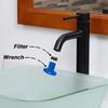 Plastic Practical Faucet Aerator Repair Wrench with Bubbler Filter Faucet Aerator Key Tap Tool Foamer Removal Spanner Instrument