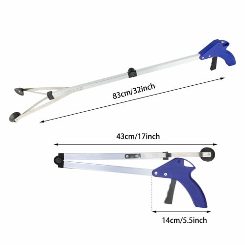 BeGrit Magic Hand, Long Folding Helper, Extendable Long Grab Rod, Litter Picking, Lightweight, Magic Hand, Easy To Use for Caregivers, 83cm, Versatile