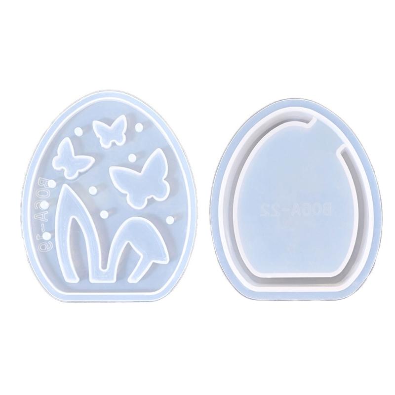 Hollowed Bunnies Silicone Candle Holder Molds for Making Tealight Holder Candle Stand Home Decoration Epoxy Resin Molds