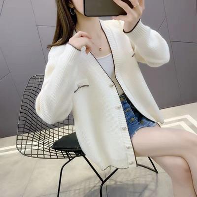 Cardigan Sweater Female Spring and Autumn 2023 Knitted Cardigan Coat Women Sweater Women V-neck Casual Cardigan Sweater Western